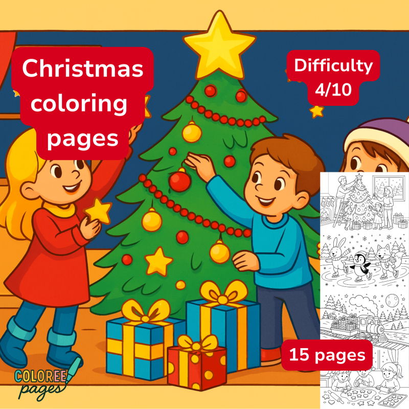 Christmas Coloring Pages for Kids